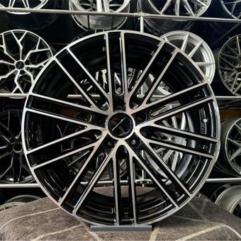 Kormetal 21 İnç 5X130 Porsche Cayenne Taycan Uyumlu Siyah Elmas Kesim Jant