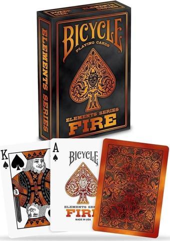 Bicycle Elements Fire Oyun Kağıdı Koleksiyonluk İskambil Kartları