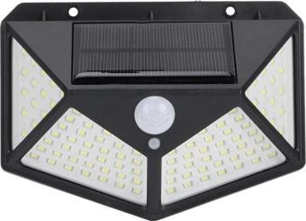 100 Ledli Güneş Enerjili Bahçe Lambası Solar Hareket Sensörlü Şarj DG1231