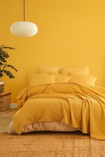 Ecocel Pike Örtü Battal MegaKing 260x230cm Karde Hardal