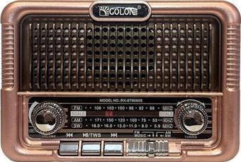 Concord RX-6060S Solar Güneş Enerji Panelli Nostaljik Radyo Bluetooth Hoparlör 
