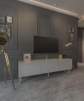 Mobilya Gezegeni Specialy Tv Ünitesi 180 Cm Beyaz