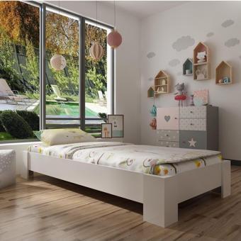 Mobilya Gezegeni Montessori Karyola - X2012- Beyaz-90X190Cm Yatak Uyumlu