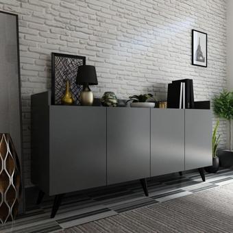 Mobilya Gezegeni Bremen Konsol Antrasit 160 Cm