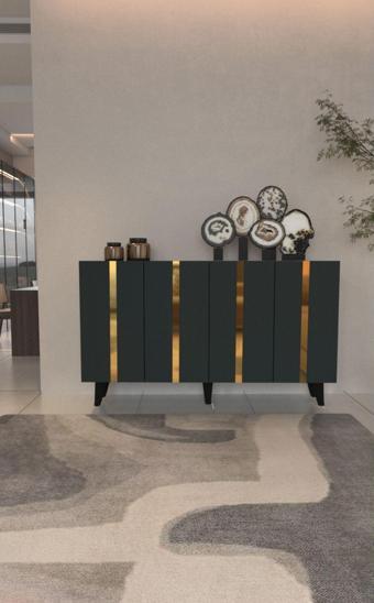 Mobilya Gezegeni Erde Konsol 120 Cm Antrasit