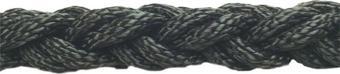 Dolphin Rope Polyester Halat 8 Kollu 18 Mm Siyah