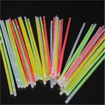 Pandoli Neonlu Glow Stick Çubuk 100 Adet Karışık Renkli