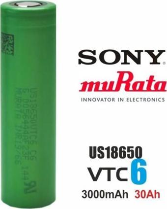 Sony Vtc6 18650 3.7v 3000mah 30a Li-ion Şarj Edilebilir Pil