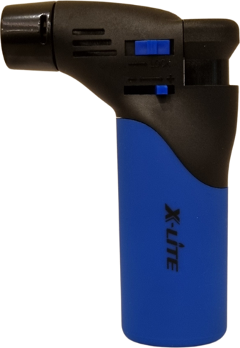 X-Lite Mavi Masa Tipi Tek Torch Pürmüz Plastik Puro Çakmağı