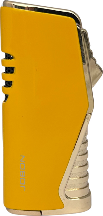Jobon 3 Torch Pürmüz Siyah-Gold Puro Çakmağı
