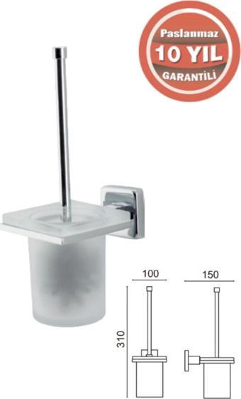 Çelik Banyo Ku10-018 Kumru Montajlı Klozet Fırçası