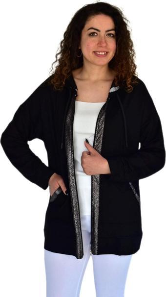 Kadın Spor Kapüşonlu Fermuarlı Hırka BGL-ST04263
