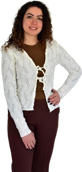 Kadın Yazlık Otantik Bürümcük Hırka BGL-ST04246