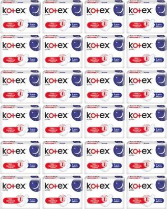Kotex Tekli Gece Hijyenik Ped 24*6=144 Adet (1 Koli)