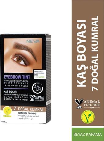 Neva Kaş Boyası Seti (Vegan) 7 Doğal Kumral - Natural Blonde