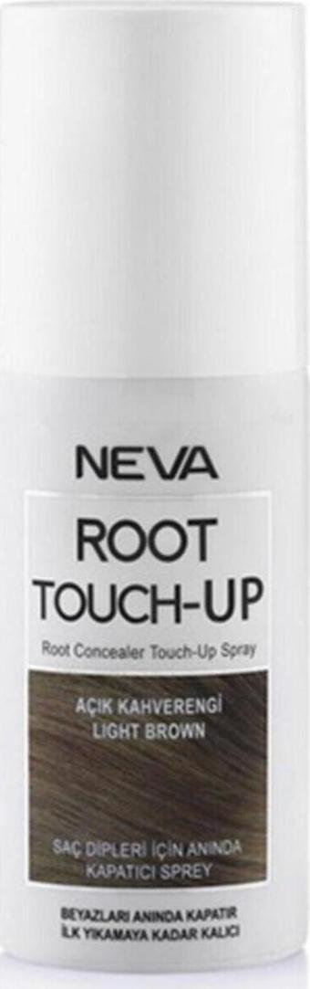 Neva Root Touch Up Beyaz Saç Dipleri Için Anında Kapatıcı Sprey Açık Kahve 75Ml