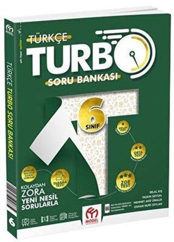 6. Sınıf Turbo Türkçe Soru Bankası - Bilal Kış - Model Eğitim Yayınları