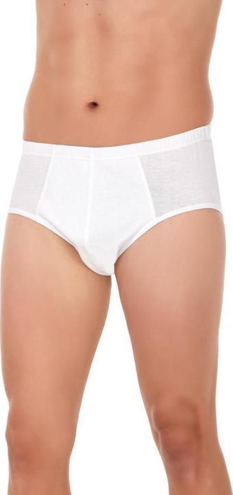 6 lı Paket Yıldız Erkek Süper İnce Slip Külot Beyaz 118
