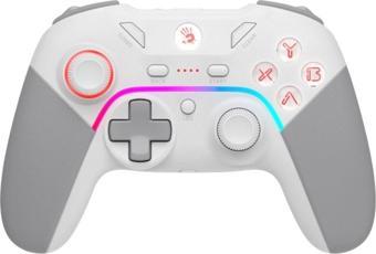 A4 Tech Bloody Gpw70 Rgb 2.4Ghz Kablosuz - Usb Pc Android Switch Ps3 Sports White Beyaz Gamepad
