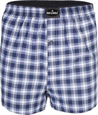 6 Adet Güryıldız Erkek Desenli Poplin Boxer Short 24510