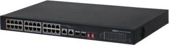 Dahua Pfs3226-24Et-240 24 Port Poe 2 Port Sfp 2 Port Gbıt Uplink 10-100 Switch