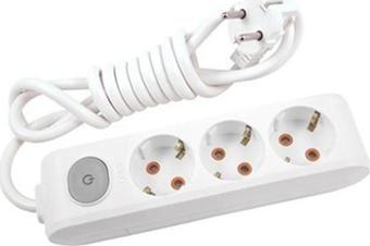 Viko Multi-Let Vm32Anh 3 Lü 2 Metre Anahtarlı Çocuk Korumalı Priz