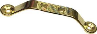 Dekoratif Zamak Kulp Dıştan - 64mm, Sarı, 100 Adet