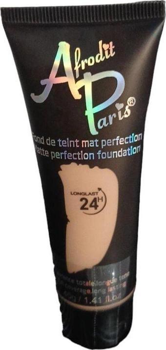 Afrodit Paris Matte+Poreles Fondöten Numara 04 
