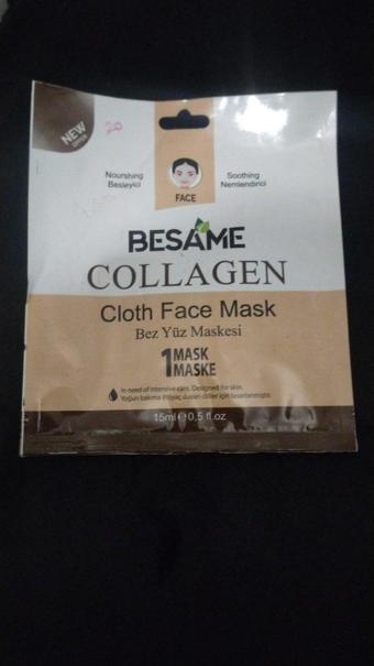 Besame Collagen + Provitamin B5 Nem Bombası Kağıt Maske 