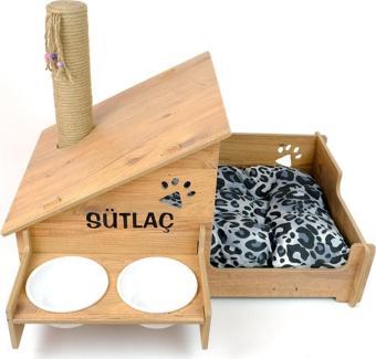 Kedi Evi ( BEYAZ/ ANTRASİT Seramik) 