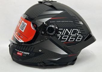 MT Thunder 4sv Luminence D1 Şefaf Vizörlü Kask Mat Renk - İç Güneş Vizörlü