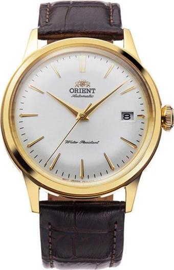 Orient Bambino RA-AC0M01S30B Kurmalı Otomatik Deri Kahverengi Beyaz Kadran 38 mm Erkek Kol Saati