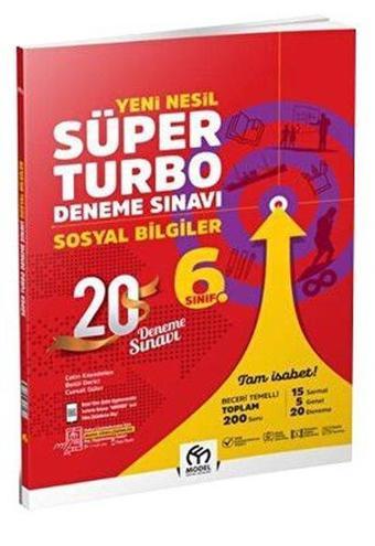 6. Sınıf Sosyal Bilgiler Yeni Nesil Süper Turbo Deneme Sınavı - Model Eğitim Yayınları
