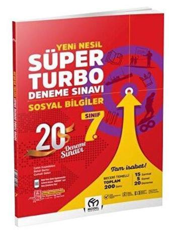 7. Sınıf Sosyal Bilgiler Yeni Nesil Süper Turbo Deneme Sınavı - Model Eğitim Yayınları
