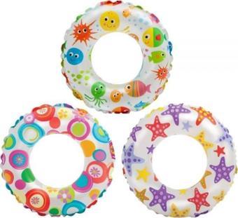 İntex Baskılı Şişme Simit 61Cm