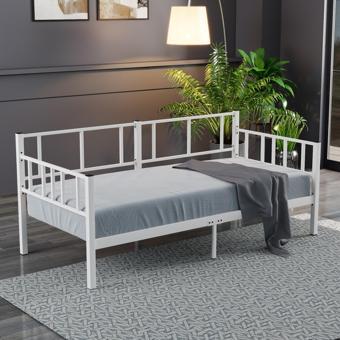 Daybed, Doruk, Metal Karyola, Sedir Karyola, Ölçü Seçenekli, Beyaz Renk
