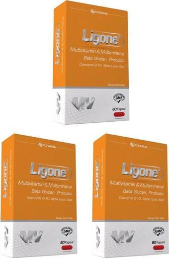 Ligone Multivitamin 60 Kapsül x 3 Adet