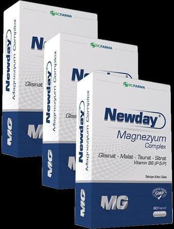 Newday Magnezyum Complex 60 Kapsül x3
