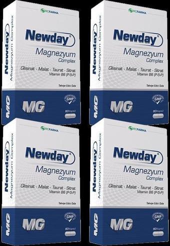 Newday Magnezyum Complex 60 Kapsül x4