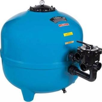 Gemaş FILTRONE Plastik Havuz Kum Filtresi Yandan Çok Yollu Vanalı760 mm 22 m3/h-ToptancıyızBiz