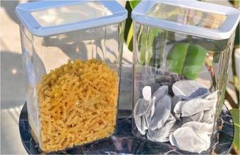 Vip Ahmet Vp-101 Sert Plastik 2 Adet 2900 Ml Vakumlu Hava Almaz Dikdörtgen Saklama Kabı