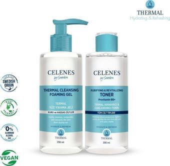 Termal Kuru ve Hassas Ciltler için Arındırıcı & Canlandırıcı Bakım Seti