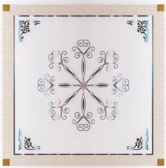 60x60 Pvc Elit Desen Asma Tavan Paneli 1Paket 20Ad 7.2m2