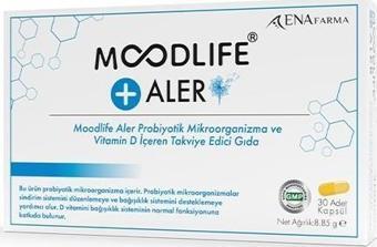 Moodlife Aler Probiyotik D Vitamin 30 Kapsül