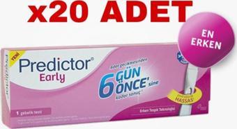 Predıctor Early Gebelık Test - 20 ADET