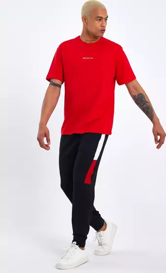 Süperlife Erkek Garnili Regular Fit İnce Eşofman Altı SPR23EA351