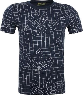 ERKEK TREND PALAMUT PATTERN TSHIRT