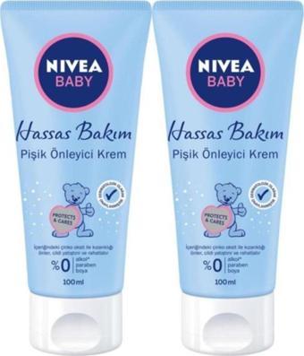 Baby Hassas Bakım Pişik Önleyici Krem 100ml, Kızarıklık Önleyici, Yatıştırıcı, Rahatlatıcı, X2 Adet