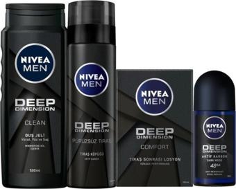 Erkek Cilt Bakım Seti ( Deep Losyon Deep Tıraş Köpüğü Deep Roll On Deep Duş Jeli)