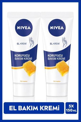 NIVEA Koruyucu El Bakım Kremi Balmumu75mlx2Adet